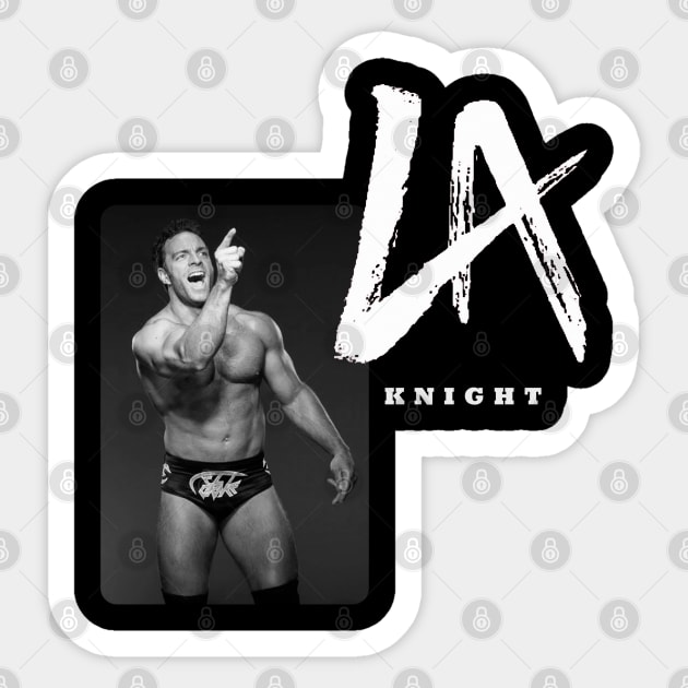 Knight // black white Sticker by YukieapparelShop